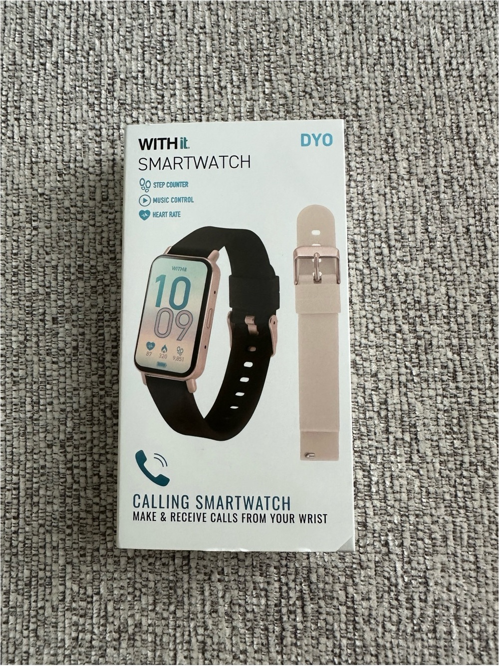 BRAND NEW WITHit DYO Calling Smartwatch with 2 Interchangeable Bands